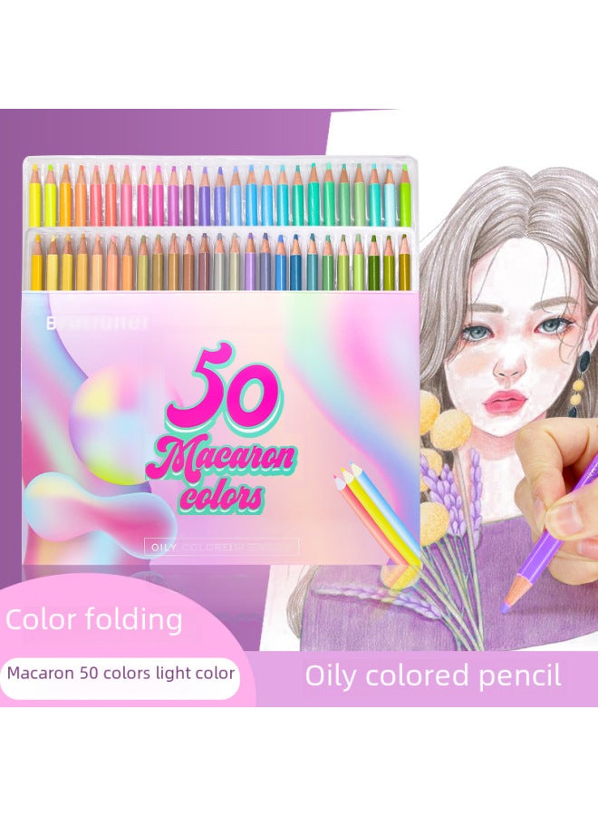 Brutfuner This Model 120 Color Color Pencil 180 Color Lead Oily Water Soluble Color Lead Comic Brush Color Pen Graffiti Gift - Image 3