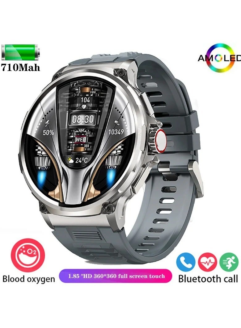 HD Smartwatch for Men with Bluetooth Call 1.85 Inch Screen and Long-Lasting Battery - Image 1
