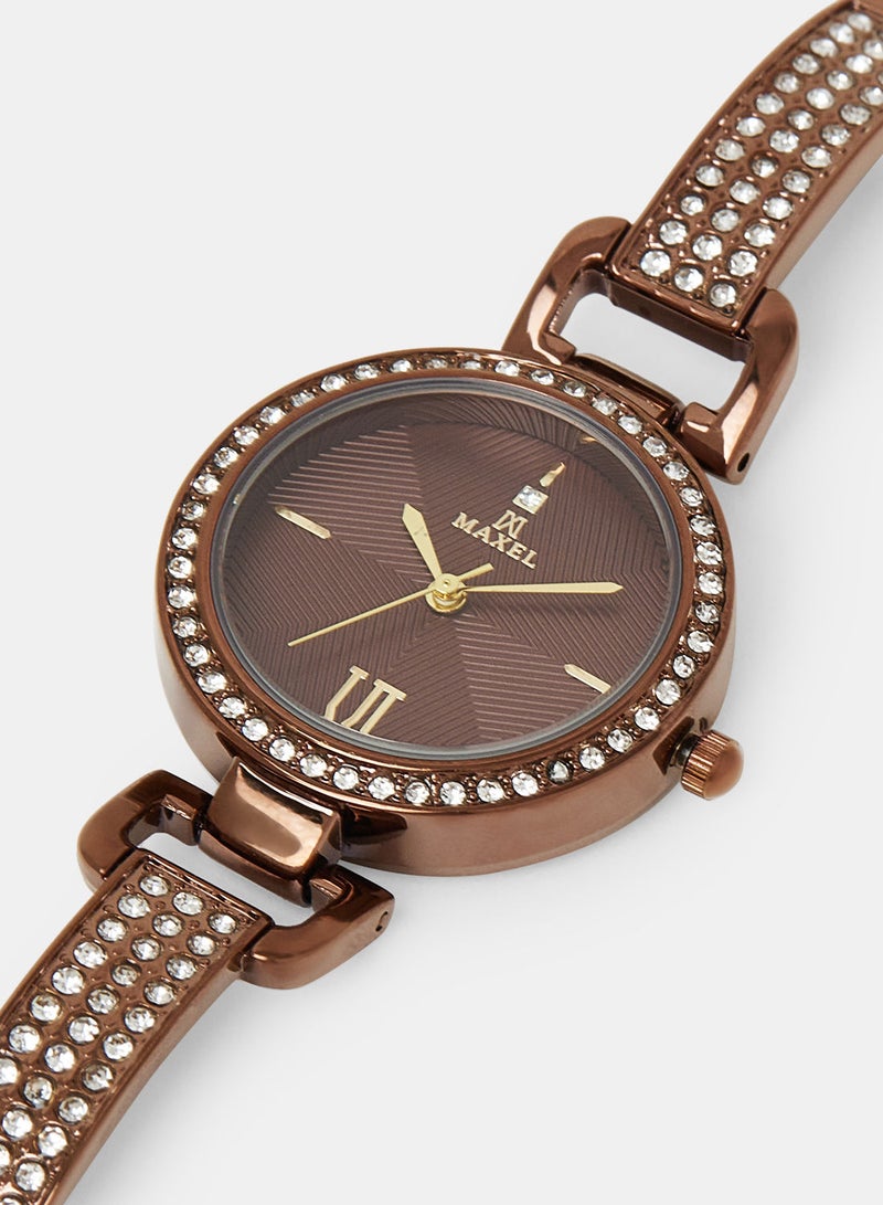 Maxel Women's Quartz Classic Fashion Analog Wrist Watch MX469 - 28mm - Image 2