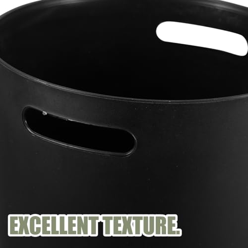 HOLIDYOYO Marble Trash can 10.62X9.05In Small Round Lidless Wastebasket for Bathroom Kitchen Office with Stable Structure and Modern Marble Texture - Image 3
