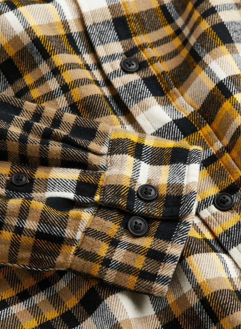 اتش اند ام Relaxed Fit Checked Shirt