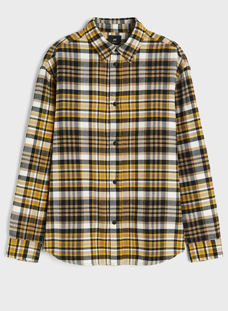 اتش اند ام Relaxed Fit Checked Shirt