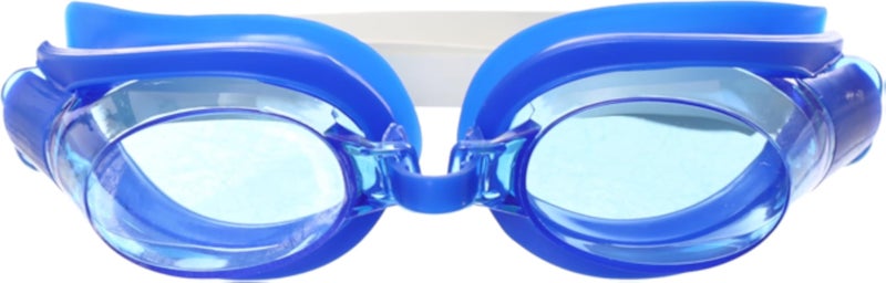MINSA Swim Goggles on Card M223 Blue/White for Swimming and Water Sports