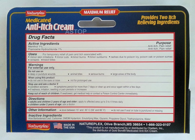 Natureplex Maximum Relief Medicated Anti-Itch Cream - Image 2