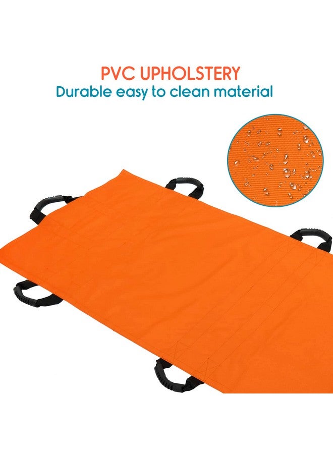 KosmoCare Foldable Soft Stretcher Emergency Portable Stretcher for Patient with 8 Carrying Handles u0026 Storage Case - Image 3