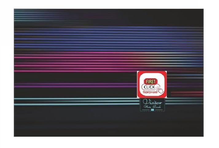 FIRST CLICK A4 Visitor Book Leatherite Guest Book Feedback Address Books Business Records Book Size 21x29.7cm 144 Page, Design of The Notebook is Subject to Change depending on Stock Available - Image 1