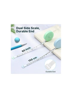 Spaceshoop 1. 5M Soft and Retractable Tape Measure Body Measurement Tailor Sewing Craft Cloth Dieting Measuring Tape  - Image 2