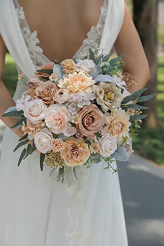 Serra Flora Artificial Flowers Combo Box Set Faux Flowers Bulk Flower Leaf with Stems for DIY Wedding Bouquets Centerpieces Baby Shower Party Home Decorations - Image 5