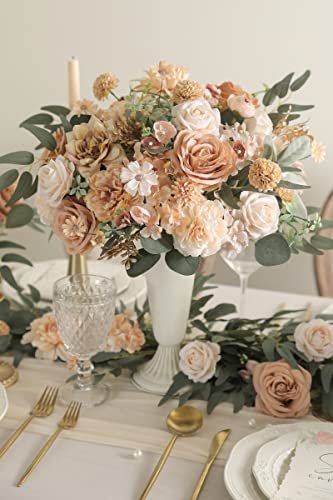 Serra Flora Artificial Flowers Combo Box Set Faux Flowers Bulk Flower Leaf with Stems for DIY Wedding Bouquets Centerpieces Baby Shower Party Home Decorations - Image 3