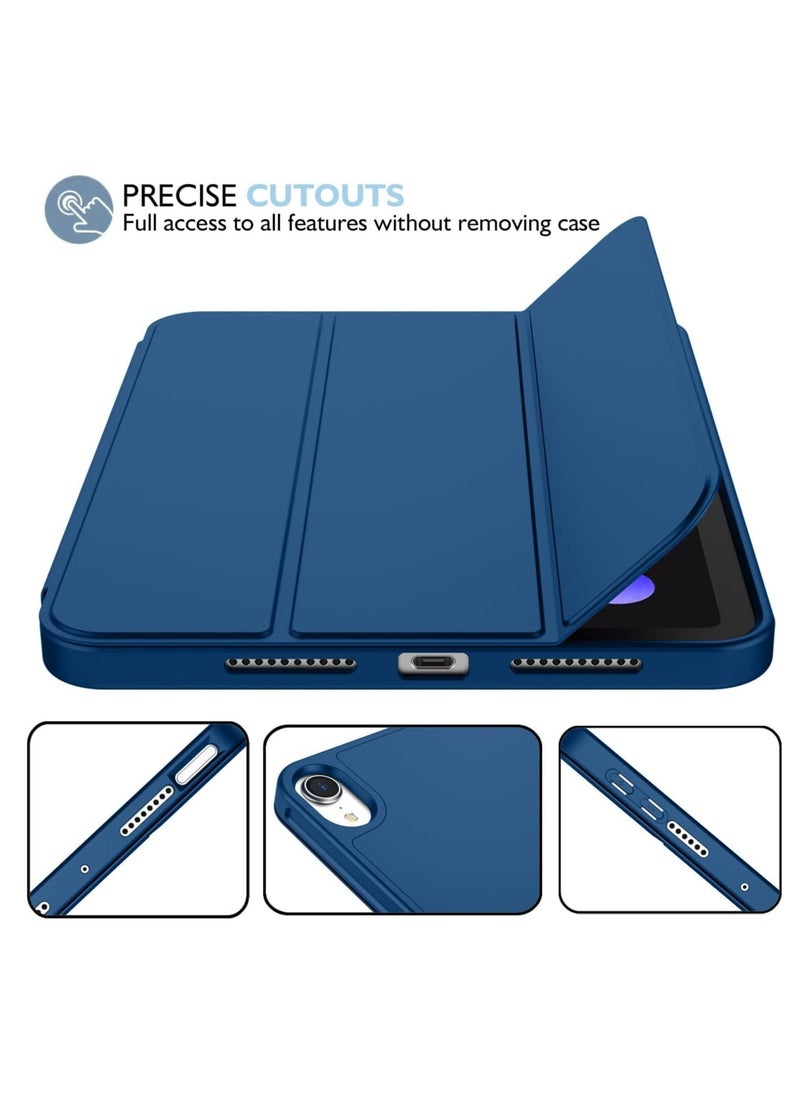 JAJEEK New Smart Case with Pencil Holder Compatible with iPad Mini 7 – Tri-Fold Smart Case with Soft TPU Back, Auto Wake/Sleep, Dustproof & Anti-Fingerprint, Heavy Duty Protection, Ultra-Slim & Lightweight - Image 3