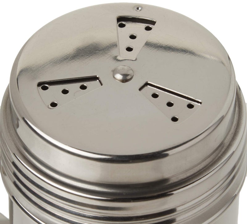 Tablecraft, 10 oz, Silver Stainless Steel Dry Rub Shaker with Handle, 10-Ounce - Image 4
