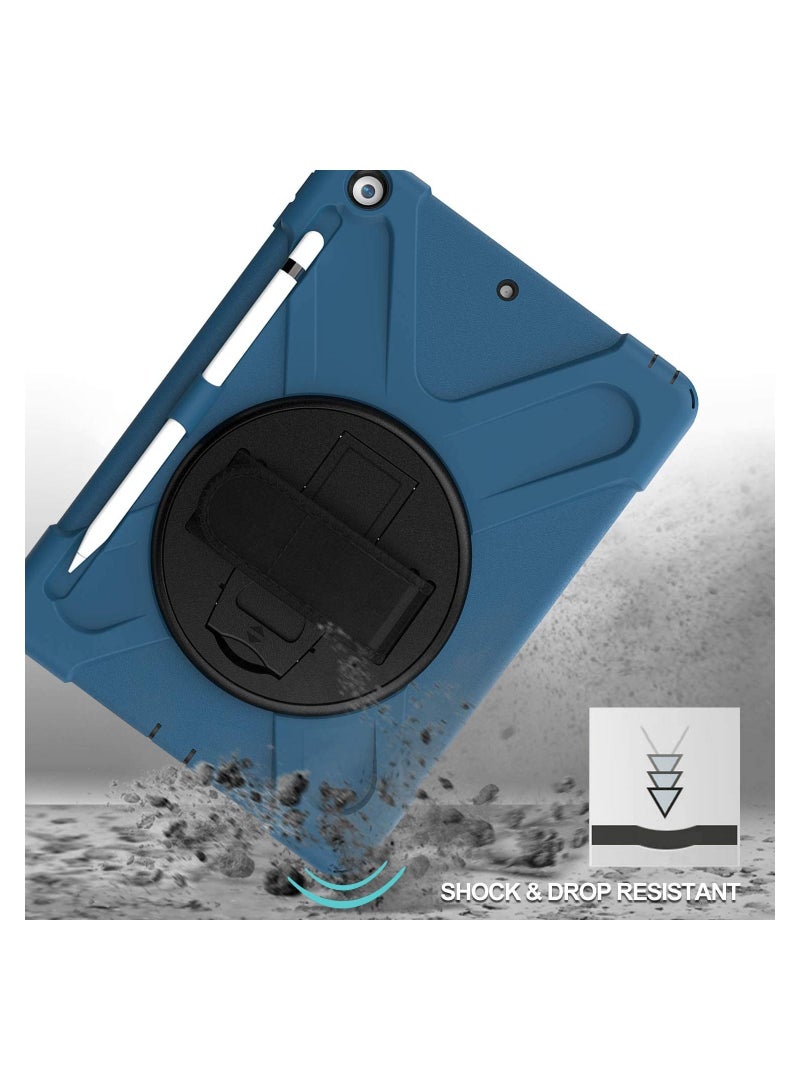 Procases iPad 10.2 Case 2021 iPad 9th/2020 iPad 8th/2019 iPad 7th Generation Case, Rugged Heavy Duty Shockproof Rotatable Kickstand Protective Cover for 10.2" iPad 9th/8th/7th Gen -Moroccoblue - Image 5