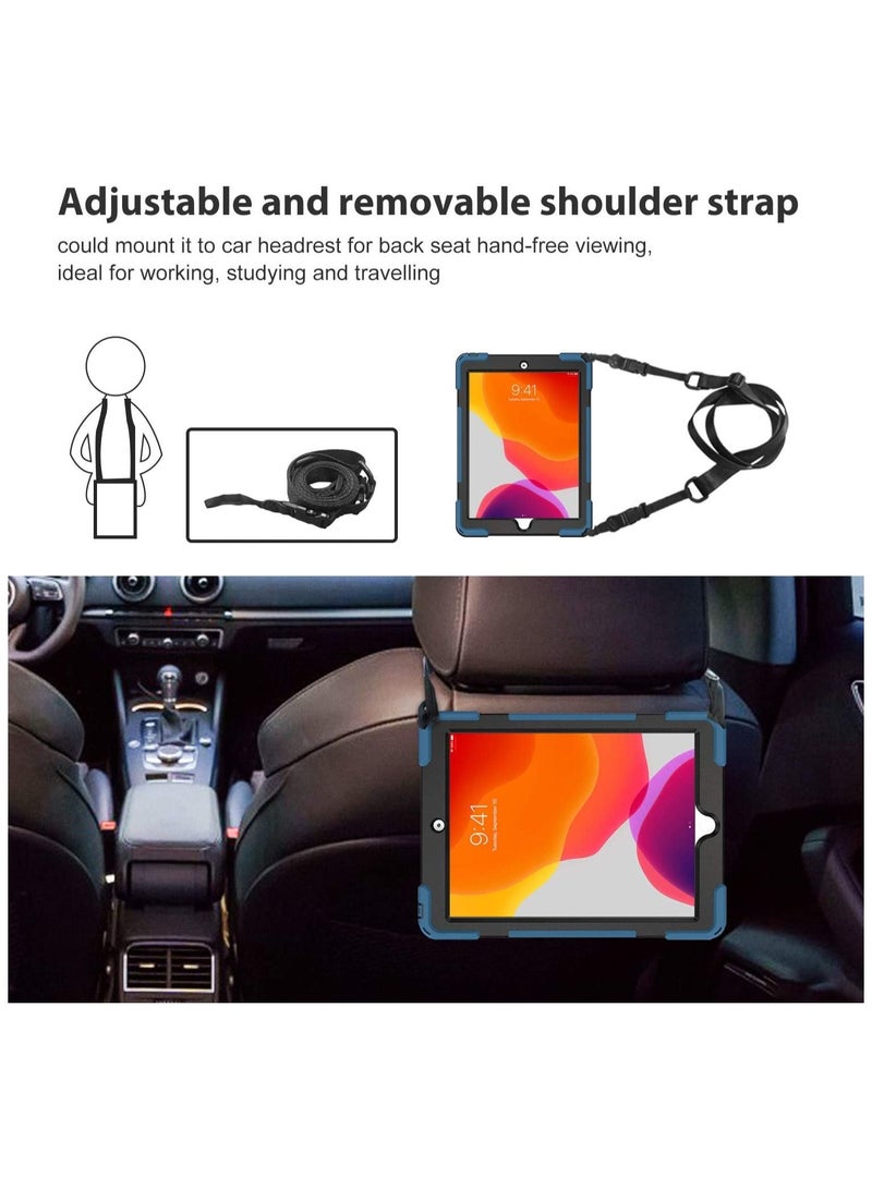 Procases iPad 10.2 Case 2021 iPad 9th/2020 iPad 8th/2019 iPad 7th Generation Case, Rugged Heavy Duty Shockproof Rotatable Kickstand Protective Cover for 10.2" iPad 9th/8th/7th Gen -Moroccoblue - Image 4