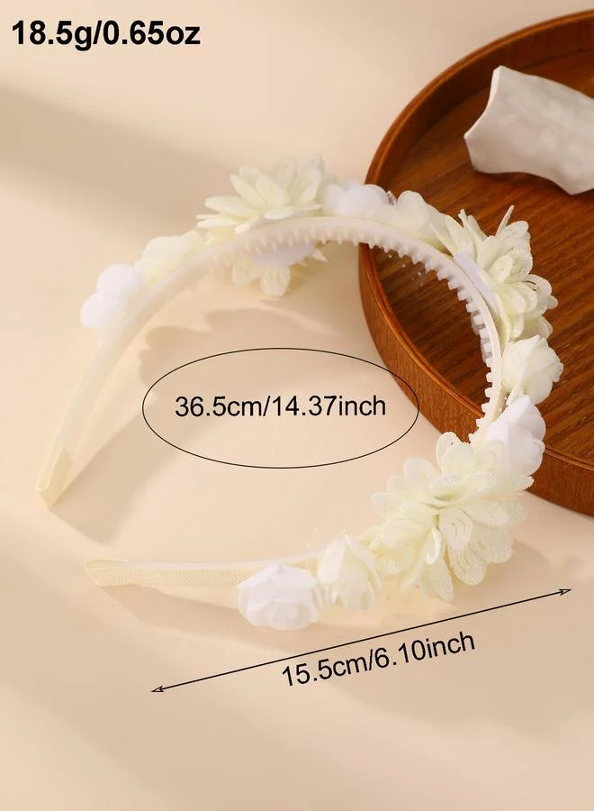 Take Two  Flower Applique Headband for Women | Best Price UAE