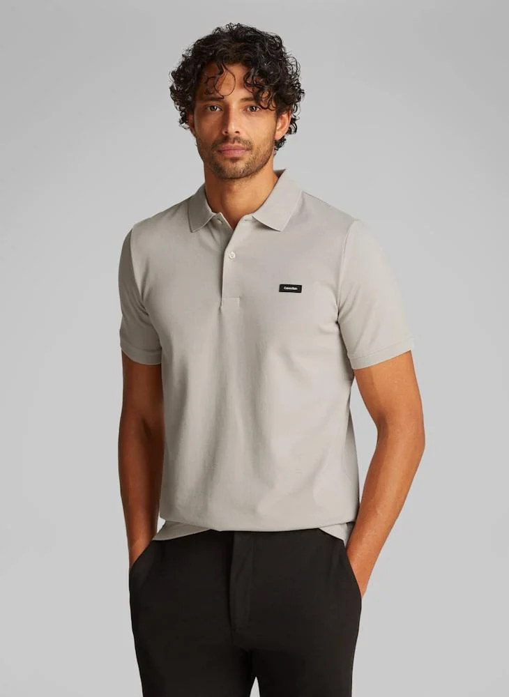 كالفن كلاين Stretch Pique Slim Polo