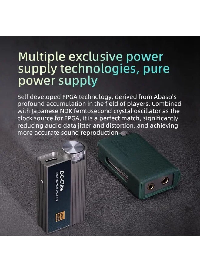 iBasso DC Elite Flagship Portable USB DAC AMP Decoder Headphone Amplifier, Rohm Bd34301ekv, 3.5mm 4.4mm for Android iOS, Silver - Image 4