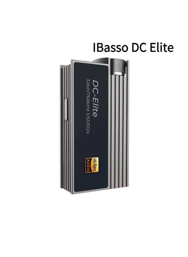 iBasso DC Elite Flagship Portable USB DAC AMP Decoder Headphone Amplifier, Rohm Bd34301ekv, 3.5mm 4.4mm for Android iOS, Silver - Image 1