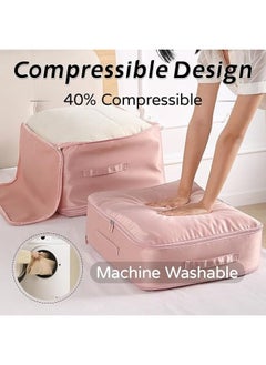 Happy Home Ultra Space Saving Self Compression Organizer,Compression Bags,Duvet Storage Bags with Zips,Heavy Duty Moving Bags,Self Compression Organiser for Clothes Blanket Comforters  - Image 3