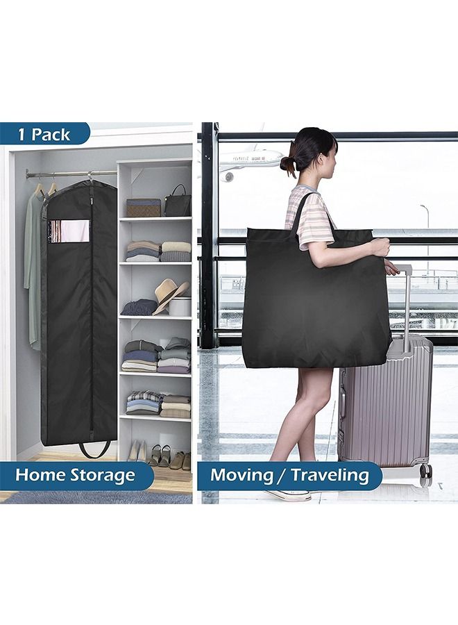  CityRiya-Long أكياس الملابس لتعليق الملابس 2 قطعة أكياس تخزين الملابس حقائب تناسب الحقائب الرسمية للتخزين وأغطية الملابس المعلقة واقي التخزين حقائب فستان طويلة لتخزين خزانة العباءات والسفر - Image 3
