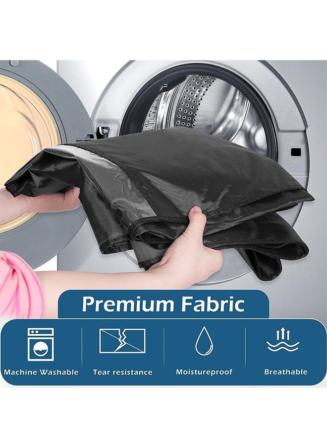  CityRiya-Long أكياس الملابس لتعليق الملابس 2 قطعة أكياس تخزين الملابس حقائب تناسب الحقائب الرسمية للتخزين وأغطية الملابس المعلقة واقي التخزين حقائب فستان طويلة لتخزين خزانة العباءات والسفر - Image 5