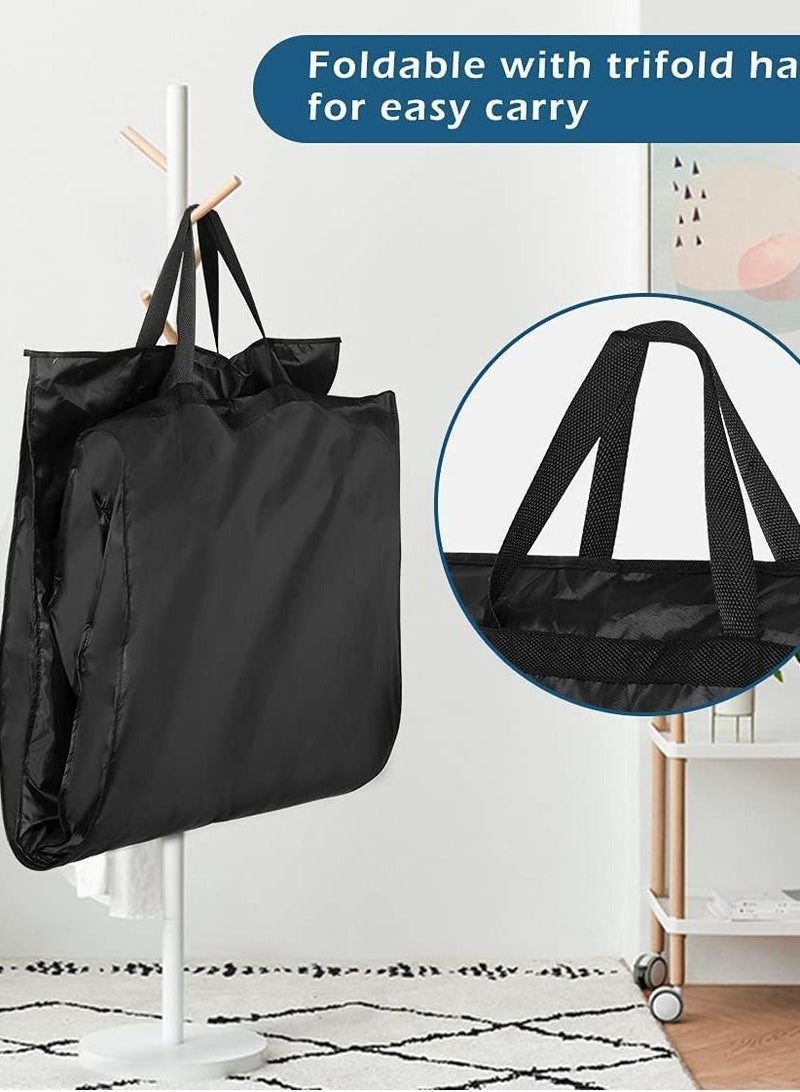  CityRiya-Long أكياس الملابس لتعليق الملابس 2 قطعة أكياس تخزين الملابس حقائب تناسب الحقائب الرسمية للتخزين وأغطية الملابس المعلقة واقي التخزين حقائب فستان طويلة لتخزين خزانة العباءات والسفر - Image 4