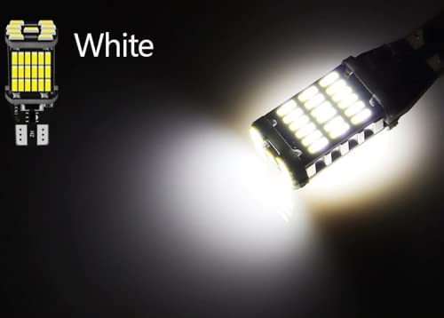 Durvient T15 W16W 45 LED Canbus Signal Indicator Light Lamp (Set of 2) (White) - Image 5