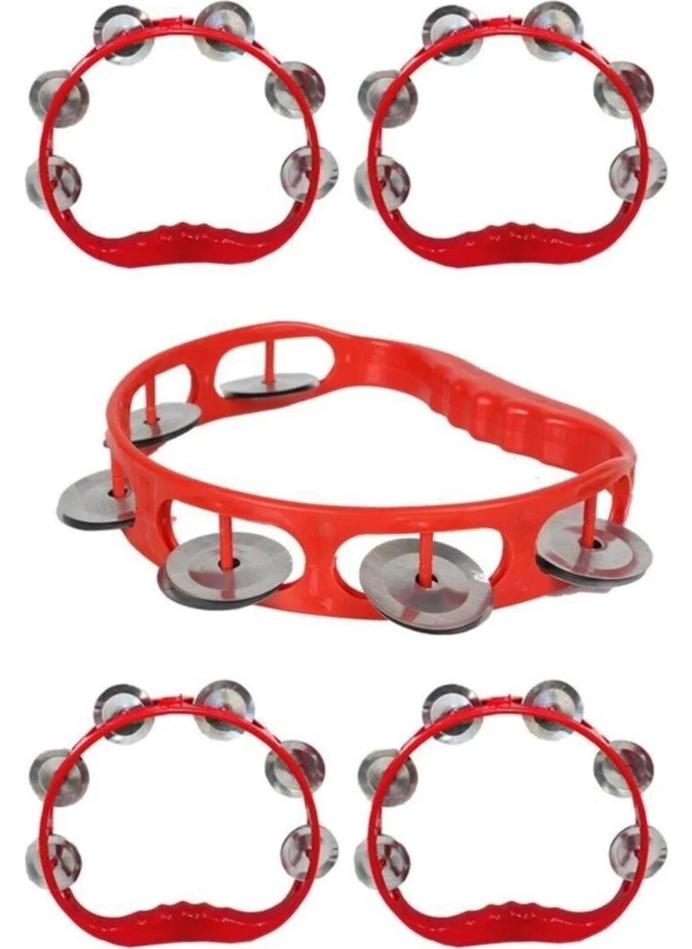 Ec Shop Aker Gift Wholesale Price Red Tambourine 20 Pieces Plastic Tambourine Bell Tambourine Wholesale Tambourines