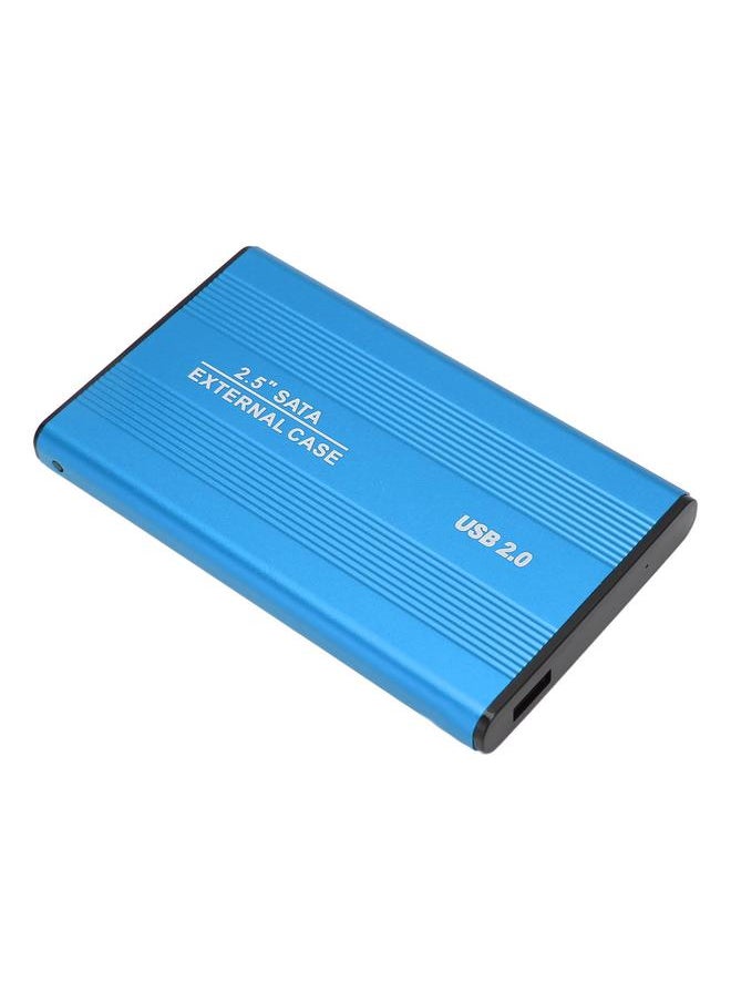 Thoraya 2.5 Inch Portable Metal External Hard Drive USB2.0 Ultra-thin External Hard Drive Blue 320GB  - Image 2