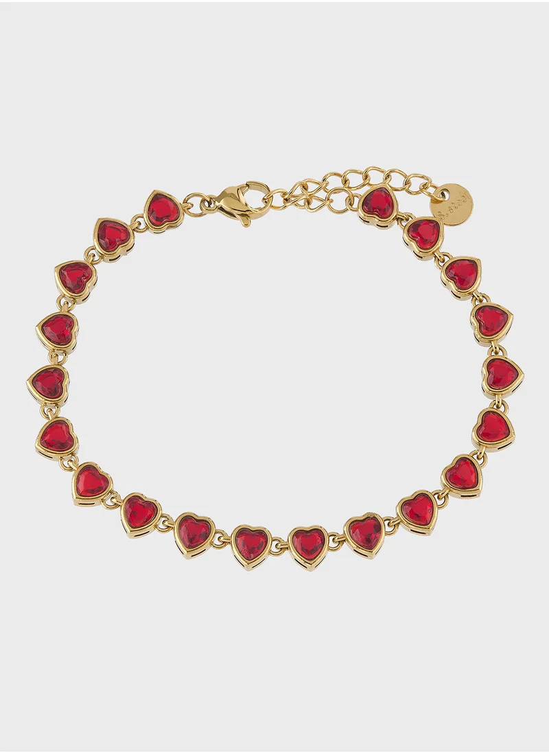 ستورتز Crystal Heart Bracelet