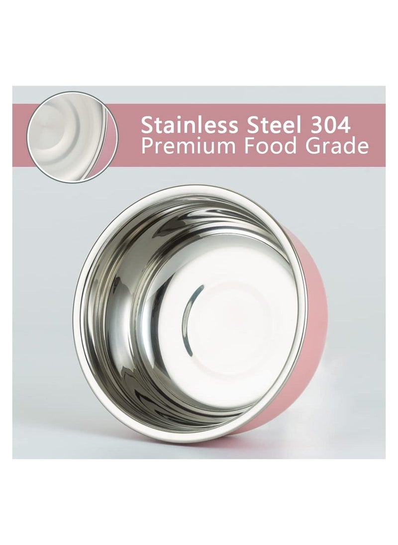 Generic - Salad Dressing Containers To Go, 7.4 OZ Dressing Containers for Condiments, Stainless Steel Small Condiment Containers with Lids, Leakproof Condiment Cups, Set of 3, BPA Free - Image 1