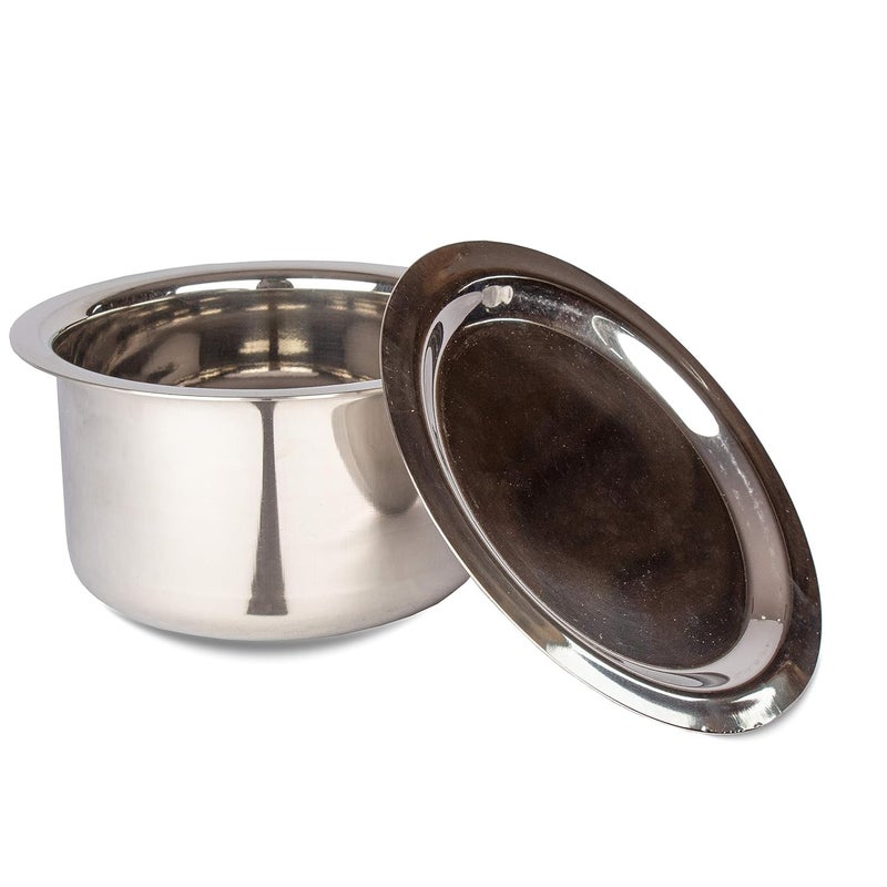 Mivida Mi Vida SUTOCI0012 Stainless Steel Cooking Pot with Lid Size 12 silver standard - Image 2