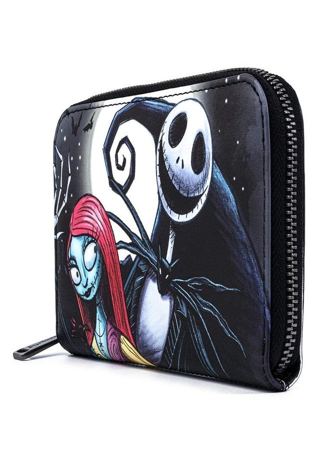 Loungefly x Disney Nightmare Before Christmas Jack and Sally Simply Meant to Be ZIp-Around Wallet - Image 4