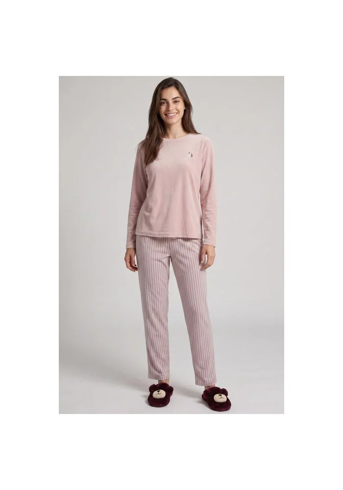 أر أند بي Unicorn Detail Pyjama Set with Long Sleeves