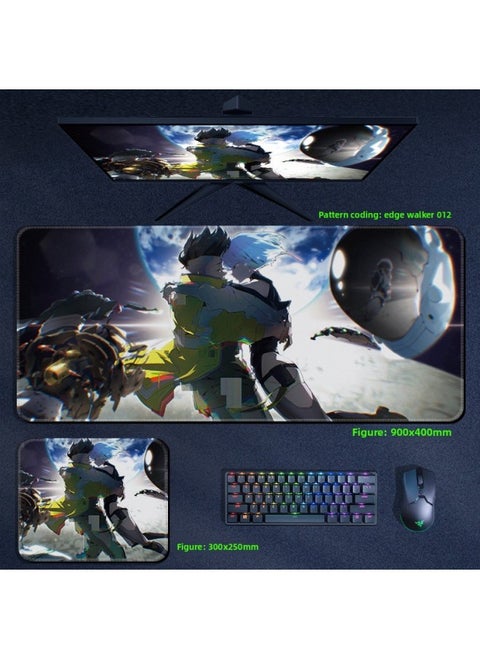 Cyberpunk Edge Walker Mouse Pad Computer Desktop Pad Lucy Edge Runner Cyberpunk 2077 Surrounding-Color:800x300x5mm-Pattern:Edge Walker 012