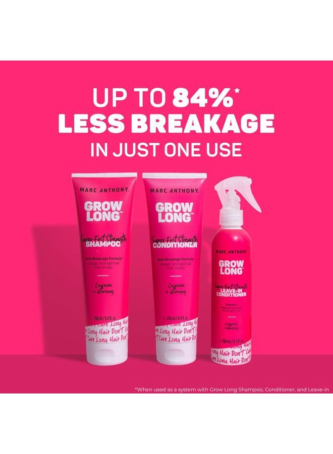 MARC ANTHONY Strengthening Conditioner, Grow Long - Anti-Frizz, Anti-Breakage & Nourishing Formula For Split Ends, & Hair Growth - Biotin, Vitamin E, Caffeine & Ginseng for Dry & Damaged Hair - Image 4