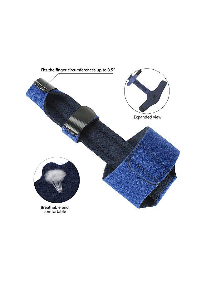 جهاز تثبيت الأصابع، واقي معصم قابل للتعديل، مُثبت لأصابع الزناد، إصابة الأصابع المكسورة، تخفيف آلام الأصابع المكسورة، مثبت تصحيحي لعلاج كسور عظام الكف - Image 2