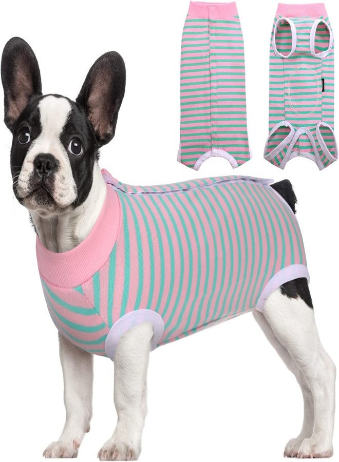 PETANGEL Small Dog Cats Recovery Suit, Dogs Surgical Suits for Abdominal Wounds, Dog After Surgery Recovery Snugly Suit, Dogs Onesie for Male Female, Prevent Licking Body Suits (Size: L, Chest: 47cm) - Image 1