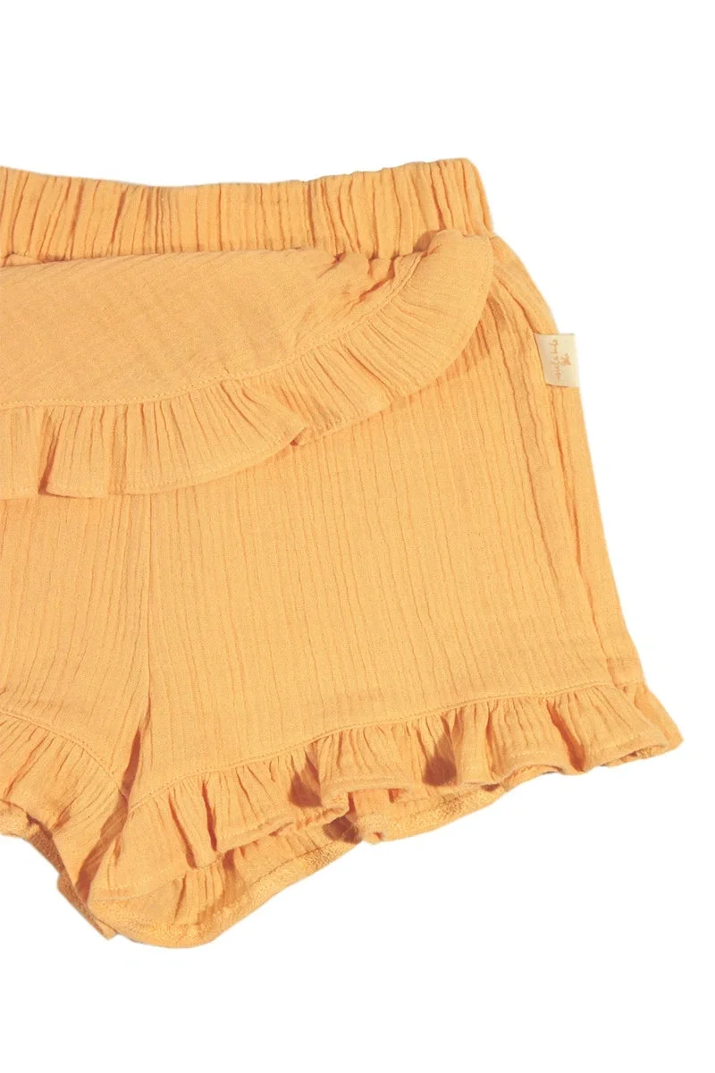 ميلا كيدز Muslin Skort - Melon