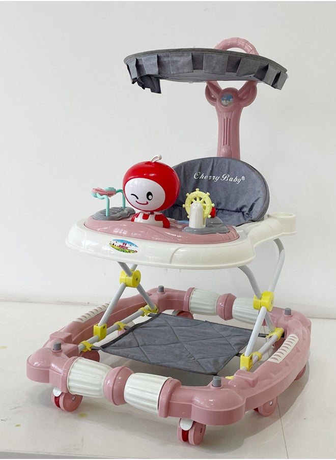 kiddoz Baby Walker -  Lotus Root Pink  - Image 2