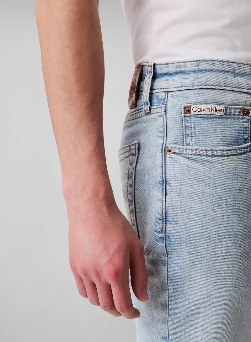 Calvin Klein MARBLED BEACON Slim Jeans for Men | Best Price UAE