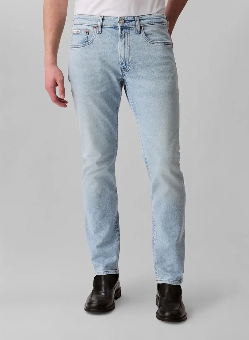Calvin Klein MARBLED BEACON Slim Jeans for Men | Best Price UAE