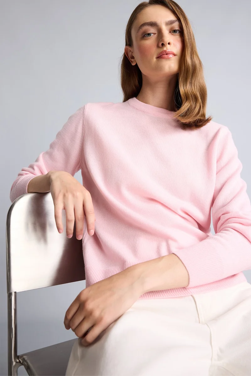 Defacto Relax Fit Crew Neck Pullover