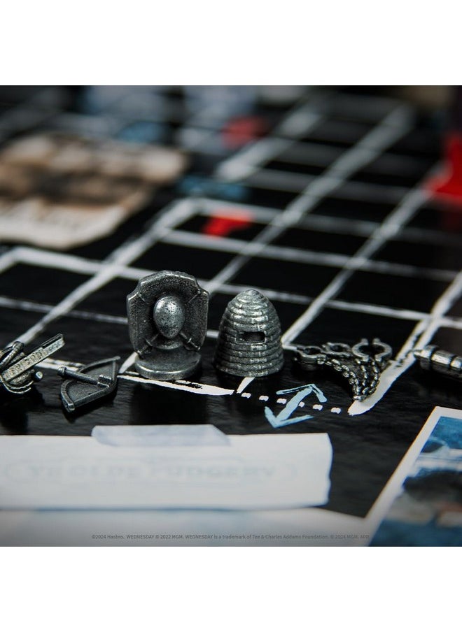 USAopoly CLUE: Wednesday | Classic Board Game Inspired by The Netflix Original Series | Solve The Mystery at Nevermore Academy with Friends and Family | Officially Licensed Merchandise | 2-6 Players | Ages 8+  - Image 4