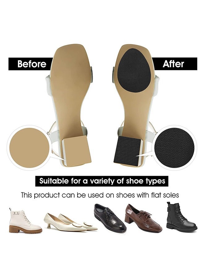 SYOSI Anti-Slip Non-Slip Self-Adhesive Shoe Grips Rubber Sole Pads - 16 Pieces - Image 2