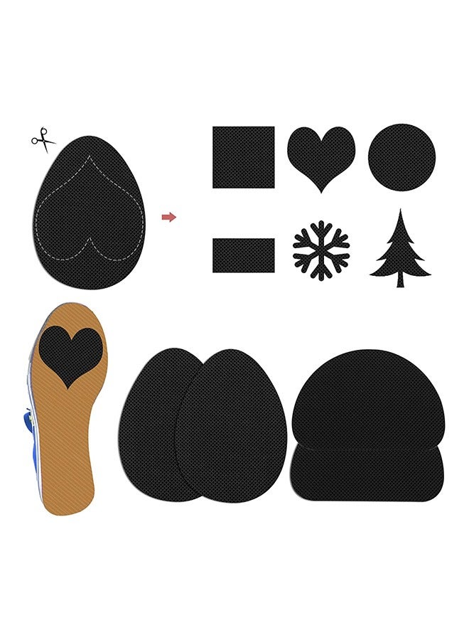 SYOSI Anti-Slip Non-Slip Self-Adhesive Shoe Grips Rubber Sole Pads - 16 Pieces - Image 3