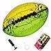 NovaEdge USBC Rechargeable Football with LED Lights Glow in The Dark Football 925inch DualColor LightUp Ball Night Play Sports Gift for Boys Girls Outdoor Games - Image 2