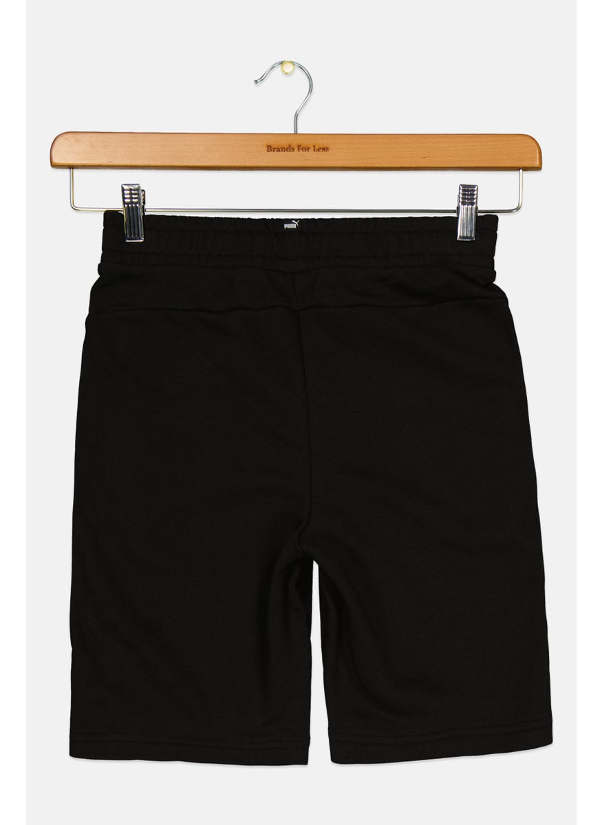 PUMA Kids Boy Sportswear Fit Outdoor Shorts, Black  - Image 2