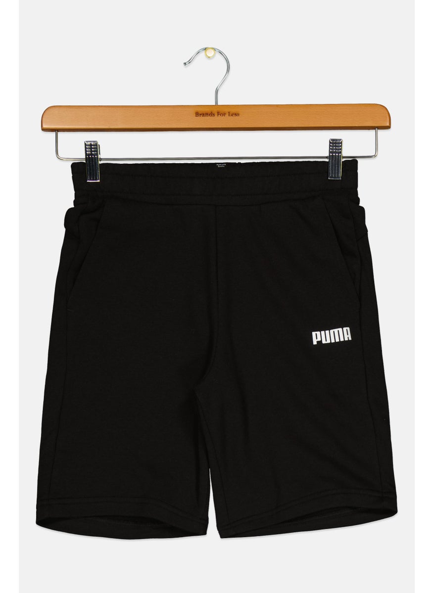 PUMA Kids Boy Sportswear Fit Outdoor Shorts, Black  - Image 1