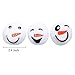Cooraby 18 Pieces 24 Inches Snow Toy Ball Set Fun Set Plush Snowmen Balls Fake Snow Toy Ball Set Realistic and Interesting for Winter Game Snowman A - Image 4