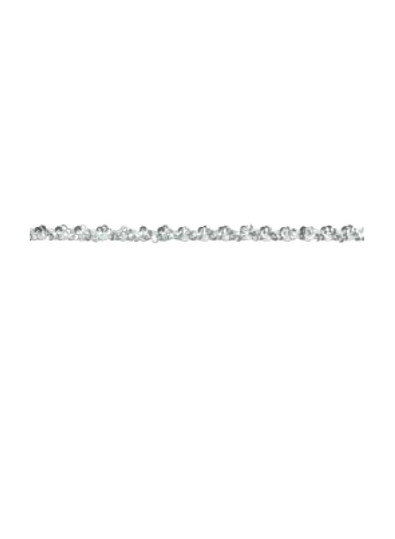 Sequin Art Cupped Sequin Scroll Trim 1/2in Silver - Image 1